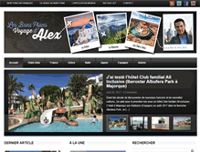 Tablet Screenshot of bons-plans-voyage-d-alex.com